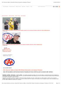 CAA: Electronic Safety on Board With Michael Schumacher and Jacques Villeneuve  About Marketwire Advanced Search