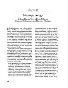 Chapter   Neuropathology E. Tessa Hedley-Whyte, David N. Louis, Umberto De Girolami, and Matthew P. Frosch