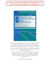 This article was published in an Elsevier journal. The attached copy is furnished to the author for non-commercial research and education use, including for instruction at the author’s institution,