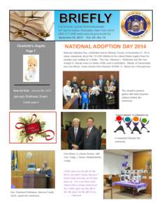 The Seventh Judicial District Newsletter 161 Hall of Justice, Rochester, New York[removed]3266 www.nycourts.gov/courts/7jd December 22, 2014 Vol. 34—No. 12  Charlotte’s Angels