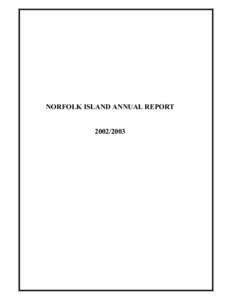 Norfolk island Annual Report[removed]