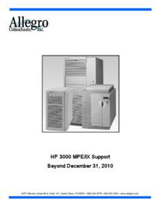 HP Multi-Programming Executive / Hewlett-Packard / HP / TurboIMAGE / PA-RISC / Computer architecture / Computing / Instruction set architectures