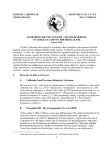 Cannabis / Cannabis laws / California Senate Bill 420 / Legality of cannabis / Medical cannabis / California Proposition 215 / Cannabis in Oregon / Cannabis in the United States / Pharmacology / Medicine