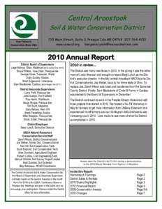 Central Aroostook Soil & Water Conservation District Your Partner in Conservation Since[removed]Main Street, Suite 3, Presque Isle ME[removed]4153