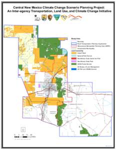 Study Area for Central New Mexico Climate Change Scenario Planning Project