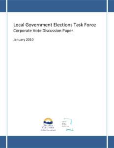 Local Government Elections Task Force