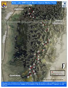 Ruby Lake NWR South Marsh Channel Marker Pole GPS Locations Coordinate system: NAD 1983 UTM Zone 11N Pole No. 1 2