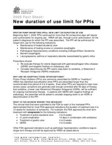 Microsoft Word - FS[removed]PPIs - Duration of use limit[removed]doc