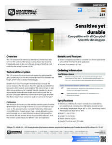 COMPONENT  237 Leaf Wetness Sensor