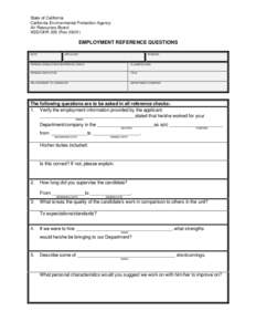 AS - ASL 03-02: Hiring Guide - Employee Reference Questionnaire (OHR-205)