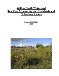 MLT Watershed Monitoring and Standards and Guidelines Report