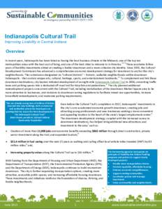 Indianapolis / Monon Trail / Smart growth / Geography of Indiana / Indiana / Indianapolis metropolitan area