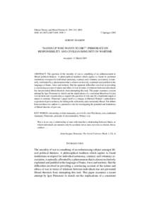 Ethical Theory and Moral Practice 8: 299–319, 2005. DOI: s10677C 