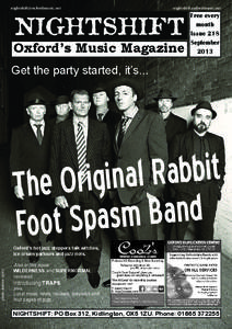 Rabbit Foot Spasm Band portrait photographed by Oxfordshire and London based photographer Andrew Ogilvy photography