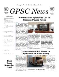 Georgia Public Service Commission  Summer[removed]GPSC News