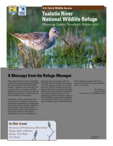 U.S. Fish & Wildlife Service  Tualatin River National Wildlife Refuge  Planning Update Number 3, October 2011