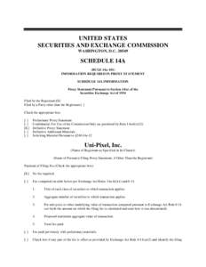 UNITED STATES SECURITIES AND EXCHANGE COMMISSION WASHINGTON, D.CSCHEDULE 14A (RULE 14a-101)
