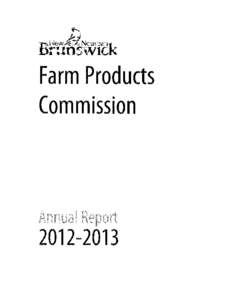 Farm Products Commission[removed]  November 12,2013