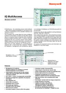 IQ MultiAccess Access control
