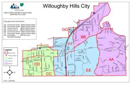 Willoughby Hills City § ¦ ¨  K