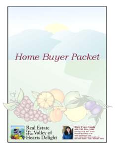 Your Dream Home… BOUGHT!  Home Buyer Packet Mary Pope-Handy ABR, CRS, ePro, SRES