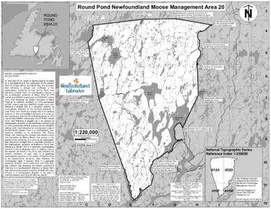 Round Pond Newfoundland Moose Management Area 20  &#) 