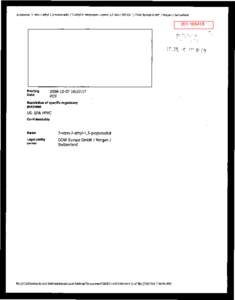 Robust Summaries & Test Plan: Nitroalcohol Category; Revised Summaries