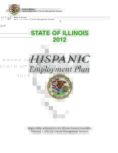 State of Illinois Illinois Department of Central Management Services STATE OF ILLINOIS 2012