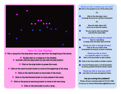 Would you like to isolate your own part? Click on the speaker to turn of f the other parts. 1 1