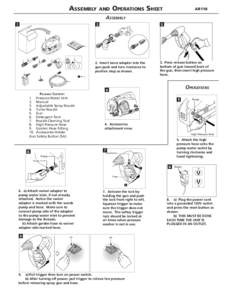 Assembly  and Operations Sheet