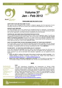 Volume 37 - Jan - Feb 2012