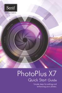 PhotoPlus X7 Quick Start Guide