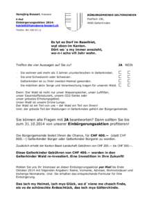 Hansjörg Bossert, Präsident  BÜRGERGEMEINDE GELTERKINDEN E-Mail