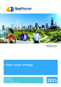 PRESS KIT  > New smart energy MEDIA CONTACT Marion Chanson