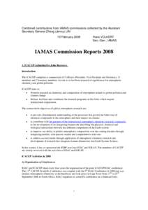 Microsoft Word - IAMAS-CommissionsReport2008.doc