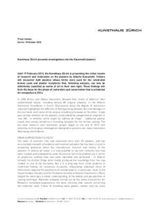 Modern artists / Alberto Giacometti / Kunsthaus Zürich / Building materials / Giacometti / Plaster / Swiss franc / Zurich / Switzerland / Visual arts / Swiss people