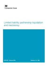 Limited liability partnership liquidation and insolvency GPPLLP5 February[removed]Insolvency Act 1986