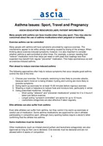 Asthma / Immune system / Immunology / Exercise-induced asthma / Allergy / Allergen / Peak expiratory flow / Leukotriene antagonist / Medicine / Pulmonology / Respiratory therapy