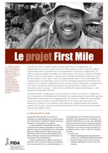 Le projet First Mile ı Le téléphone portable est un outil important aux mains de Stanley Mchome, Mkulima shu shu shu ou espion des marchés, qui