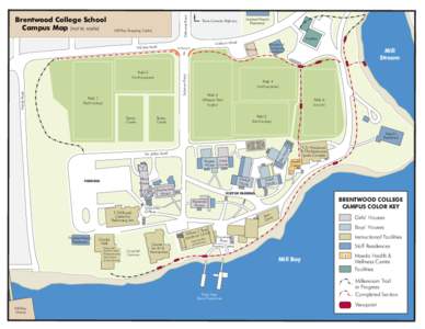 Deloume Road  Brentwood College School Campus Map (not to scale)  Mill Bay Shopping Centre