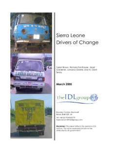 Microsoft Word - Sierra Leone Drivers of Change _june 06_.doc