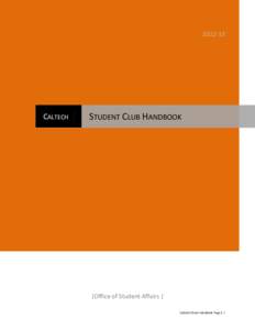 Club Sport Teams Handbook