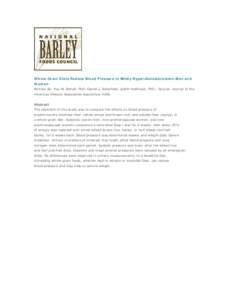 Microsoft Word - Barley Blood Pressure 2.doc