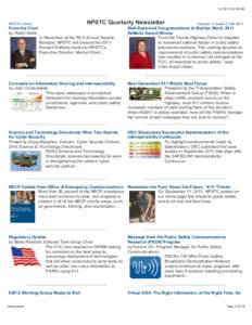 [removed]:38 AM  NPSTC Quarterly Newsletter NPSTC Home