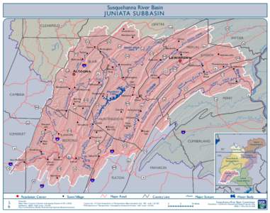 Susquehanna River Basin  JUNIATA SUBB ASIN £ ¤ 322