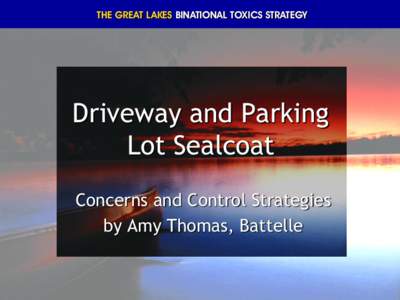 Driveway and Parking Lot Sealcoat