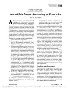 Financial Analysts Journal Volume 63 • Number 2 ©2007, CFA Institute PE RS PE C T IVE S