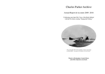 Charles Parker Archive Annual Report[removed]pub