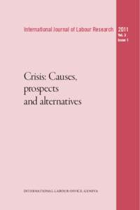 International Journal of Labour Research[removed]Vol. 3 Issue 1  Crisis: Causes,