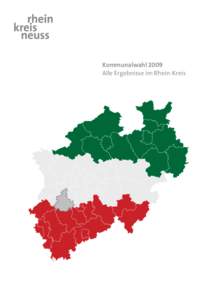 Kommunalwahl 2009: Alle Ergebnisse im Rhein-Kreis Neuss